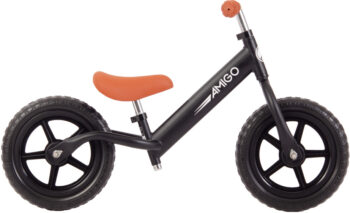 Hopper Loopfiets 12 Inch Junior Matzwart