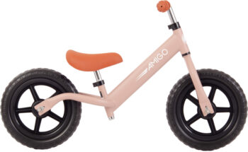 Hopper Loopfiets 12 Inch Meisjes Roze