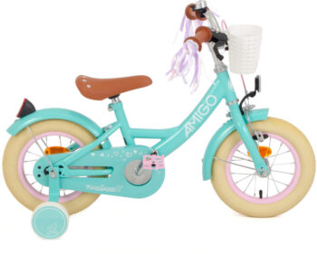 Perfect 12 Inch 21 cm Meisjes Terugtraprem Turquoise