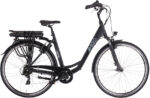 E-Alvor D2 28 Inch 50 cm Dames 7V V-Brakes Matzwart
