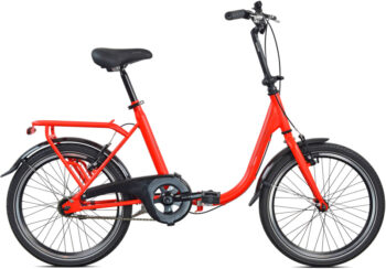 Dyon vouwfiets 20 Inch 40 cm Unisex V-Brakes Rood