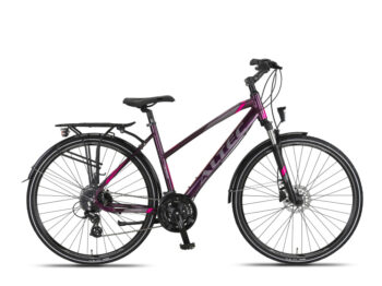 Legarda 28 Inch 49 cm Dames 24V Hydraulische schijfrem Paars/Roze
