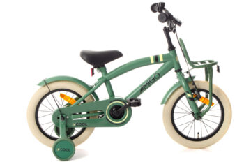 2Cool 14 Inch 24 cm Jongens Terugtraprem Groen