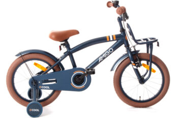 2Cool 16 Inch 26 cm Jongens Terugtraprem Blauw