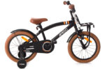 2Cool 16 Inch 26 cm Jongens Terugtraprem Zwart