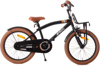 2Cool 18 Inch 28,5 cm Jongens Terugtraprem Zwart