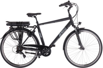 E-Alvor D2 28 Inch 53 cm Heren 7V V-Brakes Matzwart