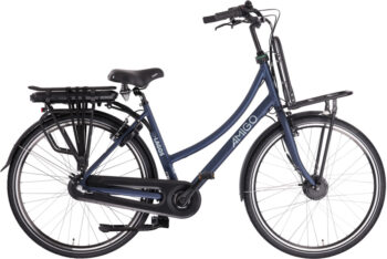 E-Lagos T2 28 Inch 50 cm Dames 3V V-Brakes Matblauw
