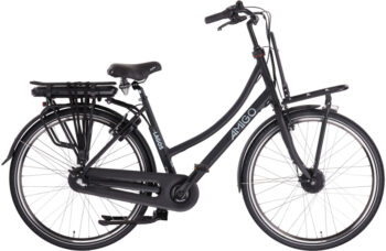 E-Lagos T2 28 Inch 50 cm Dames 3V V-Brakes Matzwart