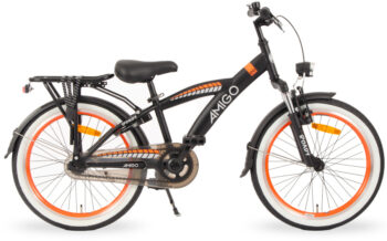 Roady 20 Inch 31 cm Jongens Terugtraprem Zwart/Oranje