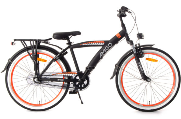 amigo roady 24 inch 385 cm jongens 3v terugtraprem zwart oranje 1023570 20231107080632