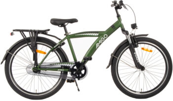 Roady 24 Inch 36 cm Jongens Terugtraprem Groen