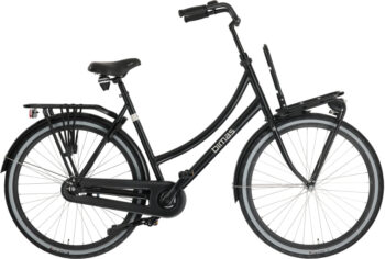 Transporter 1.0 28 Inch 57 cm Dames Terugtraprem Matzwart