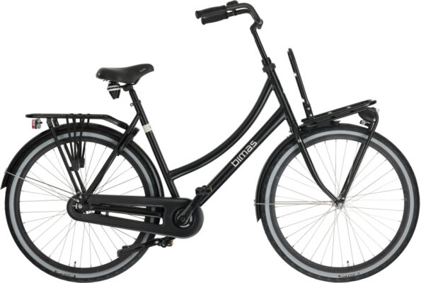 bimas transporter 1.0 28 inch 57 cm dames terugtraprem matzwart 1038931 20250619114404