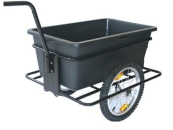 Big Boy Fietskar met Zadelpenbevestiging 16 Inch Unisex Zwart