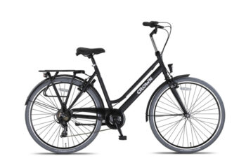New York 28 Inch 53 cm Dames 7V V-Brakes Matzwart
